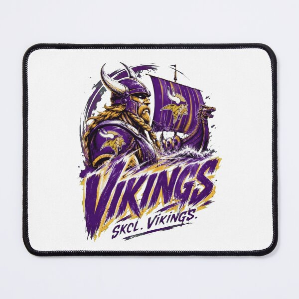 Item preview, Minnesota Vikings Norse Warrior Ship Football Design designed and sold by zikNicholls.