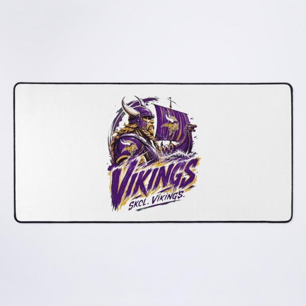 Item preview, Minnesota Vikings Norse Warrior Ship Football Design designed and sold by zikNicholls.