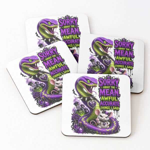 Item preview, Sorry About The Mean Awful Accurate Things I Said Snake designed and sold by Sovereign Supply Co..