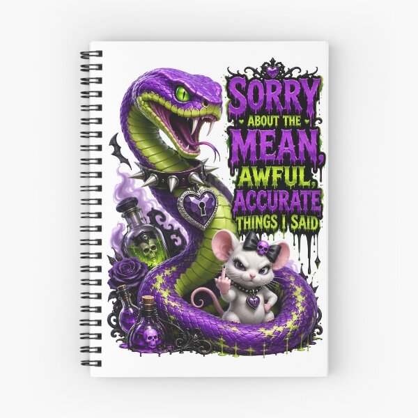 Item preview, Sorry About The Mean Awful Accurate Things I Said Snake designed and sold by Sovereign Supply Co..