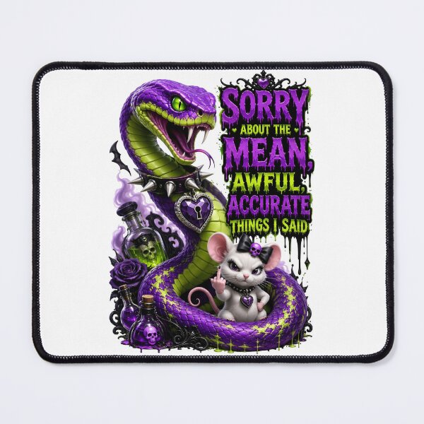 Item preview, Sorry About The Mean Awful Accurate Things I Said Snake designed and sold by Sovereign Supply Co..