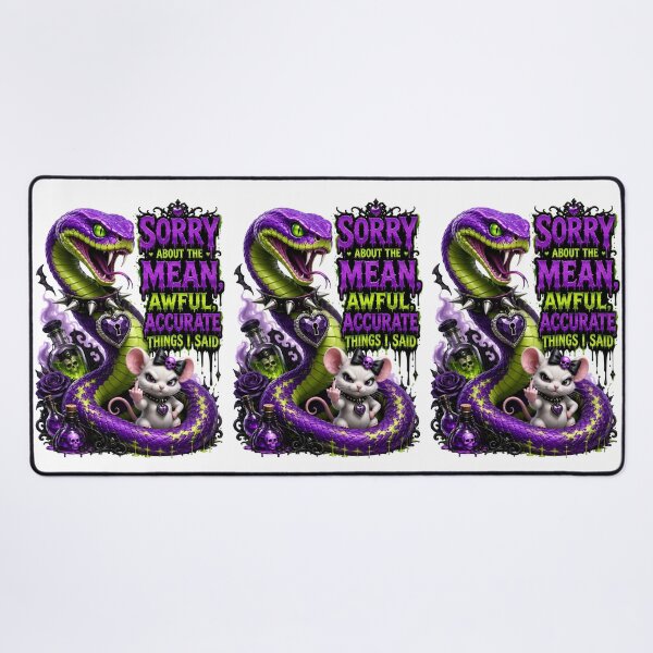 Item preview, Sorry About The Mean Awful Accurate Things I Said Snake designed and sold by Sovereign Supply Co..