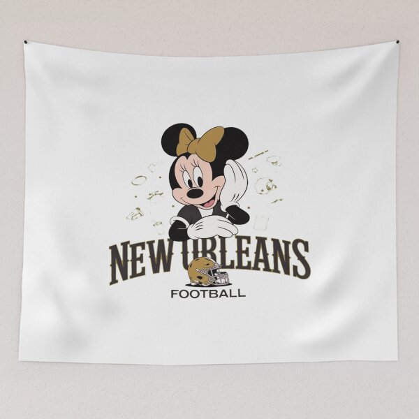 Item preview, Minnie Mouse New Orleans Football Fan Design designed and sold by aoMarlowe.