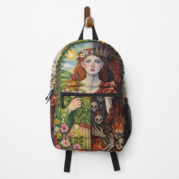 Item preview, Greek Goddess Persephone – Queen of the Underworld Painting designed and sold by GalleryKauffeld.