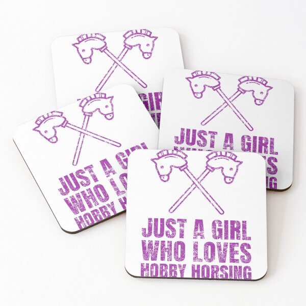 Item preview, Just A Girl Who Loves Hobby Horsing  designed and sold by chaaval.