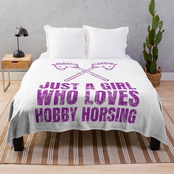 Item preview, Just A Girl Who Loves Hobby Horsing designed and sold by chaaval.