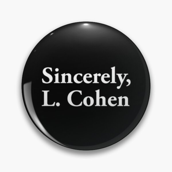 Item preview, Sincerely, L. Cohen - Leonard Cohen designed and sold by letitrip.