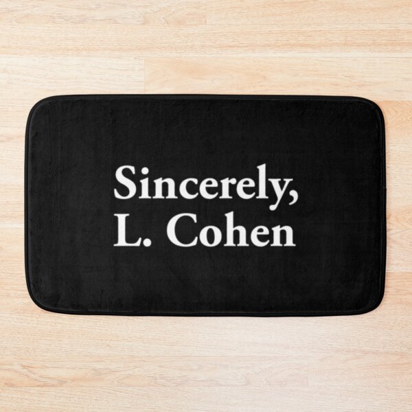 Item preview, Sincerely, L. Cohen - Leonard Cohen designed and sold by letitrip.