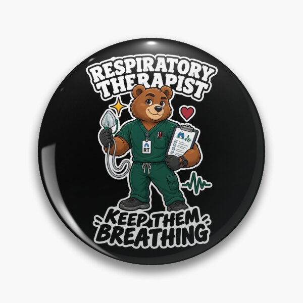 Item preview, Respiratory Therapist Bear | Keep Them Breathing | RT Respiratory Therapy Healthcare Professional Gift designed and sold by ClinicalHubs.