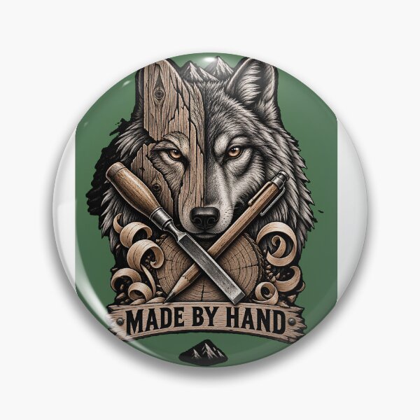 Item preview, Made By Hand No Shortcuts Wolf designed and sold by LamsatArt.