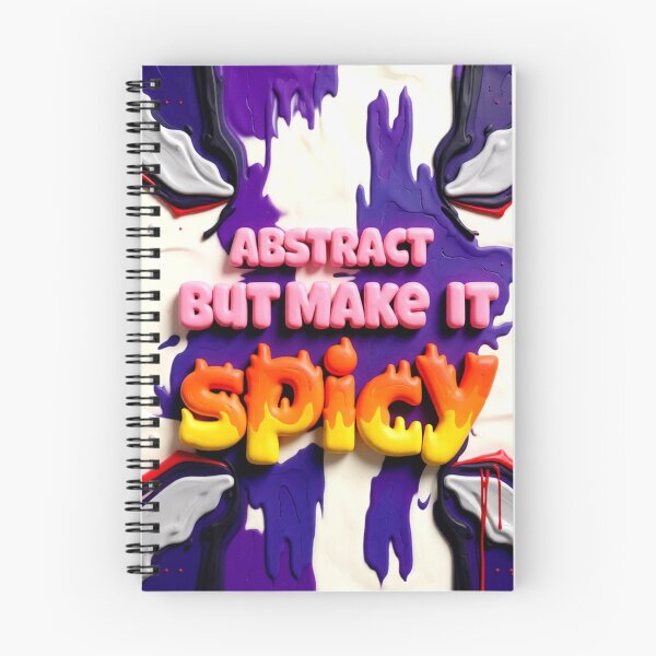 Item preview, abstract but make it spicy C colorful funny typographic abstract design designed and sold by SmashingDeals.