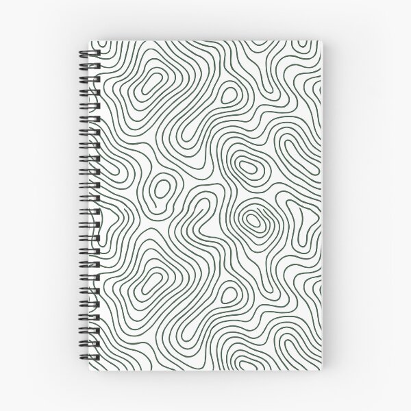 Item preview, Forest Green Topographic Contour Lines designed and sold by QuietBloom80.