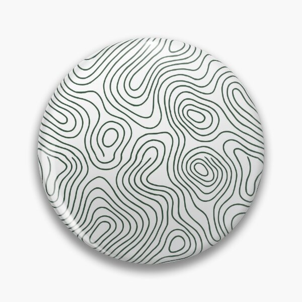 Item preview, Forest Green Topographic Contour Lines designed and sold by QuietBloom80.