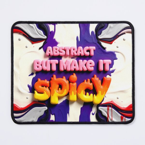 Item preview, abstract but make it spicy C colorful funny typographic abstract design designed and sold by SmashingDeals.