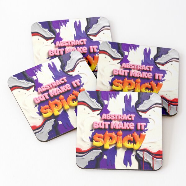 Item preview, abstract but make it spicy C colorful funny typographic abstract design designed and sold by SmashingDeals.