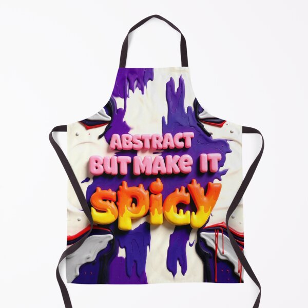 Item preview, abstract but make it spicy C colorful funny typographic abstract design designed and sold by SmashingDeals.