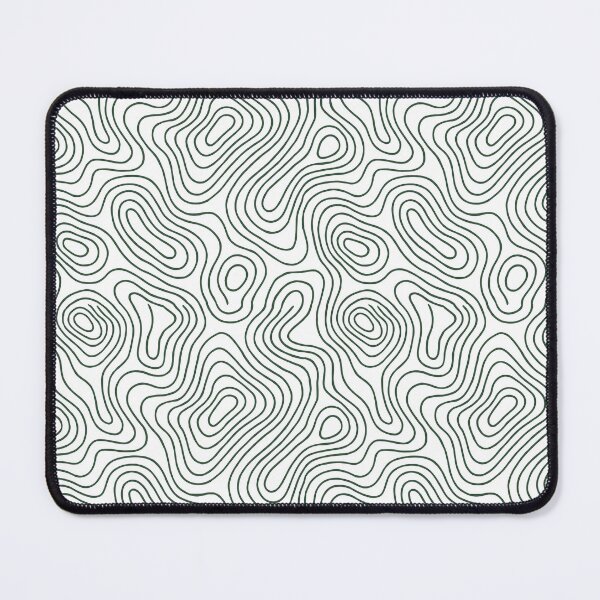 Item preview, Forest Green Topographic Contour Lines designed and sold by QuietBloom80.