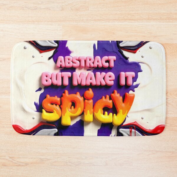 Item preview, abstract but make it spicy C colorful funny typographic abstract design designed and sold by SmashingDeals.