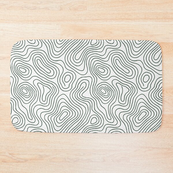 Item preview, Forest Green Topographic Contour Lines designed and sold by QuietBloom80.