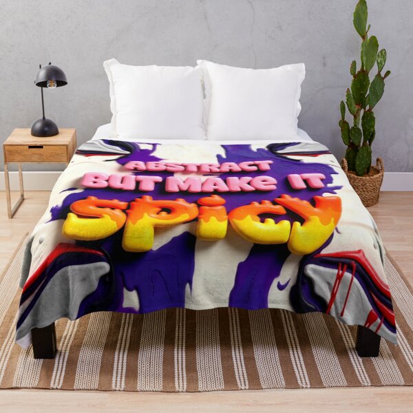 Item preview, abstract but make it spicy C colorful funny typographic abstract design designed and sold by SmashingDeals.