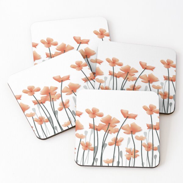 Item preview, Poppies and Light Botanical Meadow designed and sold by CityMouse-Art.