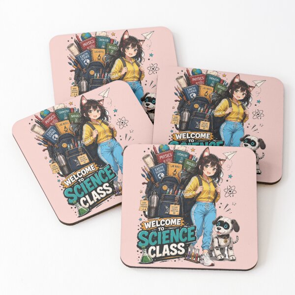 Item preview, Anime Neko Girl Welcome To Science Class Robot Dog Graphic designed and sold by BLUESKY11a.