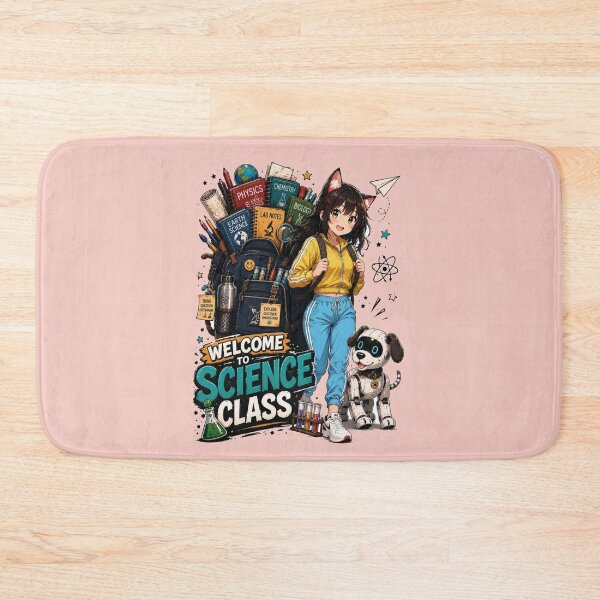 Item preview, Anime Neko Girl Welcome To Science Class Robot Dog Graphic designed and sold by BLUESKY11a.