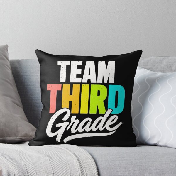 Item preview, Team Third Grade Colorful Retro School Spirit Graphic designed and sold by ROUX-ART.