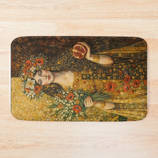 Item preview, Greek Goddess Persephone – Queen of the Underworld Painting designed and sold by GalleryKauffeld.