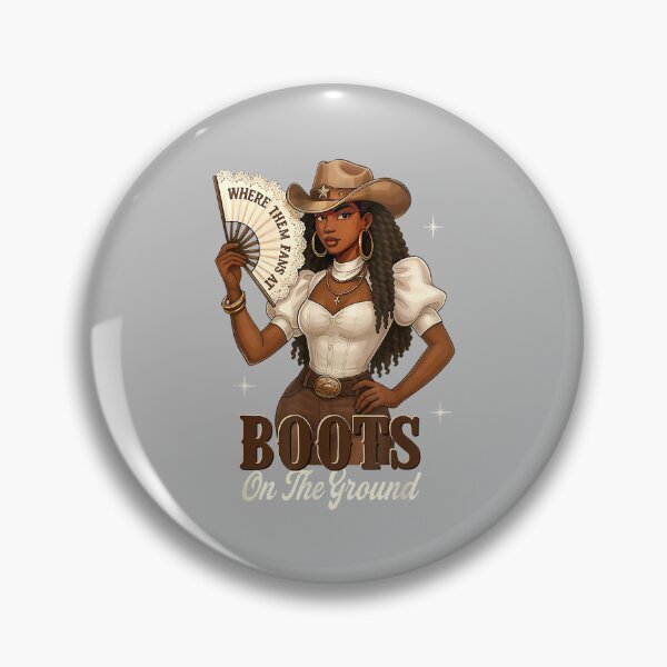 Item preview, Black History Boots On The Ground Cowgirl Western Black Girl designed and sold by ArleneRowe.