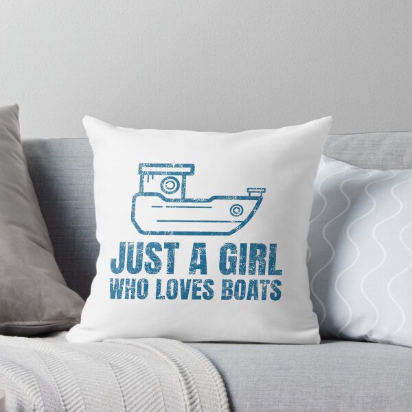 Item preview, Just A Girl Who Loves Boats designed and sold by chaaval.