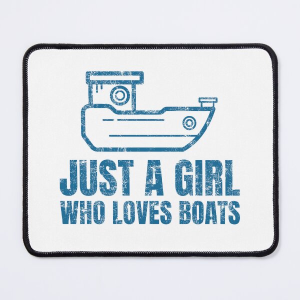 Item preview, Just A Girl Who Loves Boats designed and sold by chaaval.