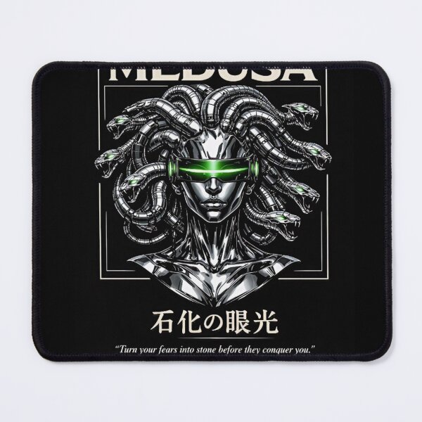Item preview, Medusa Gaze of Stone Cybernetic Gaze T-Shirt designed and sold by RajaArtDesign.