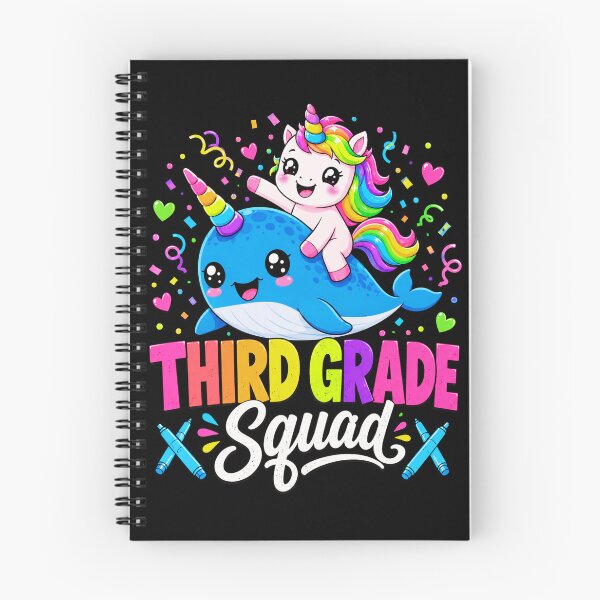 Item preview, Unicorn Squad Third Grade Rainbow Kawaii Party Art designed and sold by ROUX-ART.
