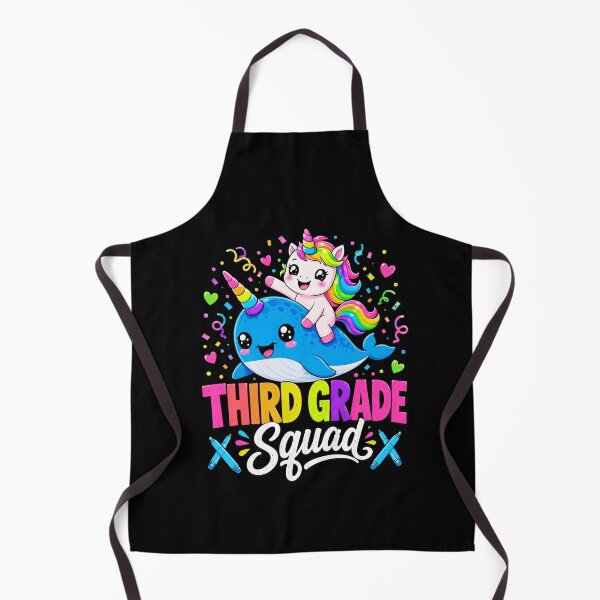 Item preview, Unicorn Squad Third Grade Rainbow Kawaii Party Art designed and sold by ROUX-ART.