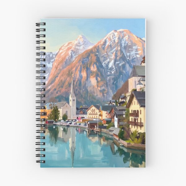 Item preview, Hallstatt Beneath the Alps designed and sold by RedPeaStudio.