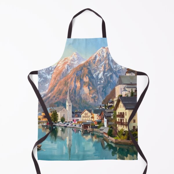 Item preview, Hallstatt Beneath the Alps designed and sold by RedPeaStudio.