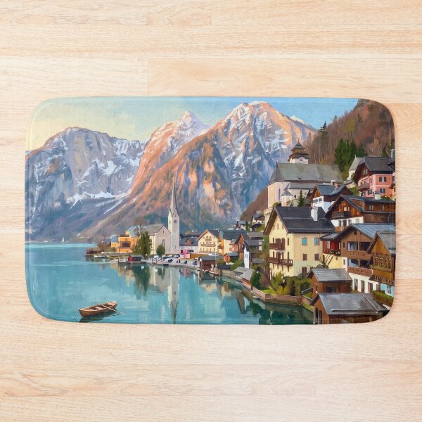 Item preview, Hallstatt Beneath the Alps designed and sold by RedPeaStudio.