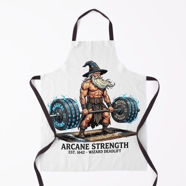 Item preview,  Out of Spells Wizard Lifting - Sarcastic RPG Gym T-Shirt designed and sold by SisuPrintsCo.