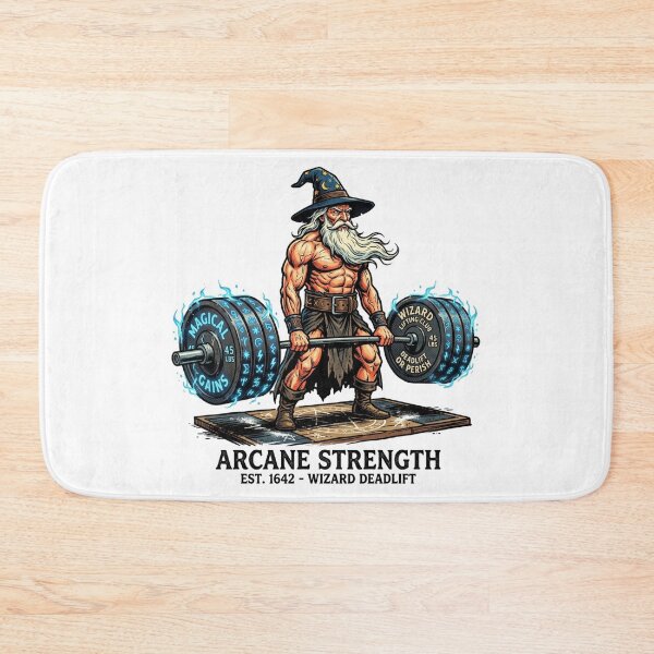 Item preview,  Out of Spells Wizard Lifting - Sarcastic RPG Gym T-Shirt designed and sold by SisuPrintsCo.