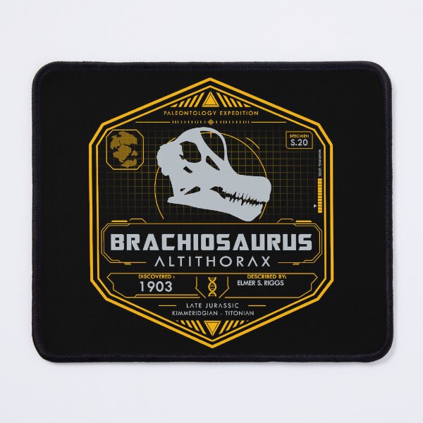 Item preview, Brachiosaurus altithorax | Paleontology Expedition | Sauropod Skull & Late Jurassic Map designed and sold by Grimtech Workshop.