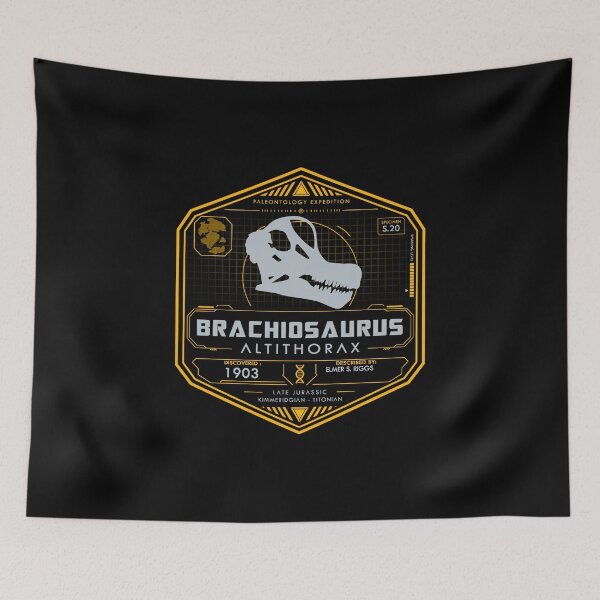 Item preview, Brachiosaurus altithorax | Paleontology Expedition | Sauropod Skull & Late Jurassic Map designed and sold by Grimtech Workshop.