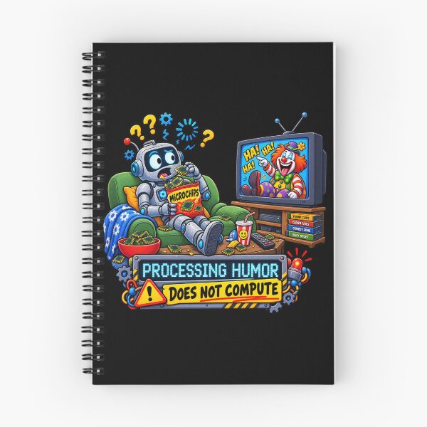 Item preview, Processing Humor Does Not Compute designed and sold by BluntLines.