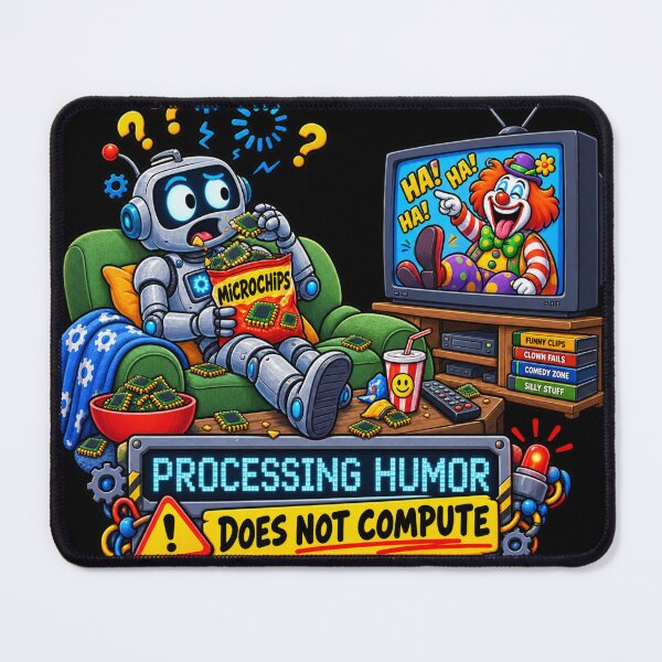 Item preview, Processing Humor Does Not Compute designed and sold by BluntLines.