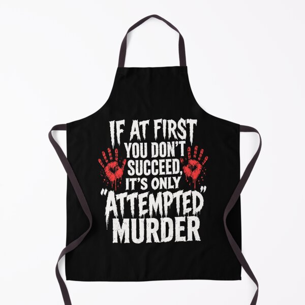 Item preview, murder Last Survivor Horror Quote with Bloody Hands designed and sold by ROUX-ART.