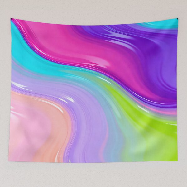 Item preview, Abstract Liquid Waves Fluid Art Painting designed and sold by ArtAmbience.