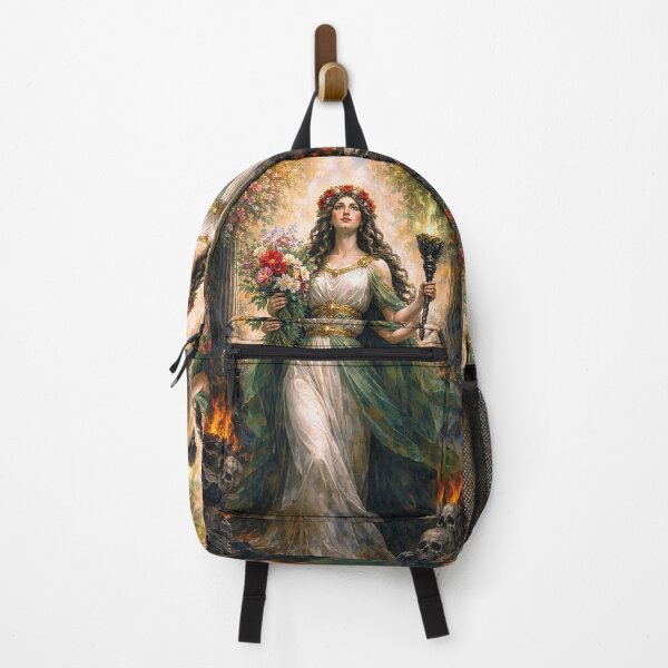 Item preview, Greek Goddess Persephone – Between Light and Darkness Painting designed and sold by GalleryKauffeld.