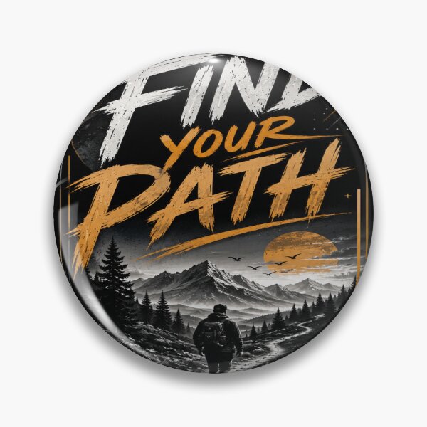 Item preview, Find Your Path – Adventure Mountain Wilderness designed and sold by MayurCreative.