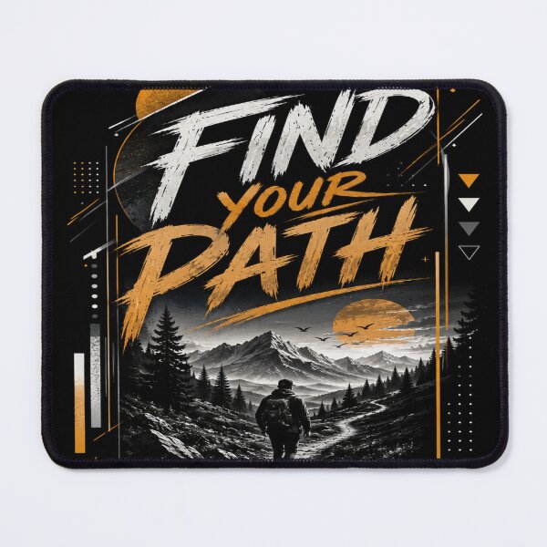 Item preview, Find Your Path – Adventure Mountain Wilderness designed and sold by MayurCreative.