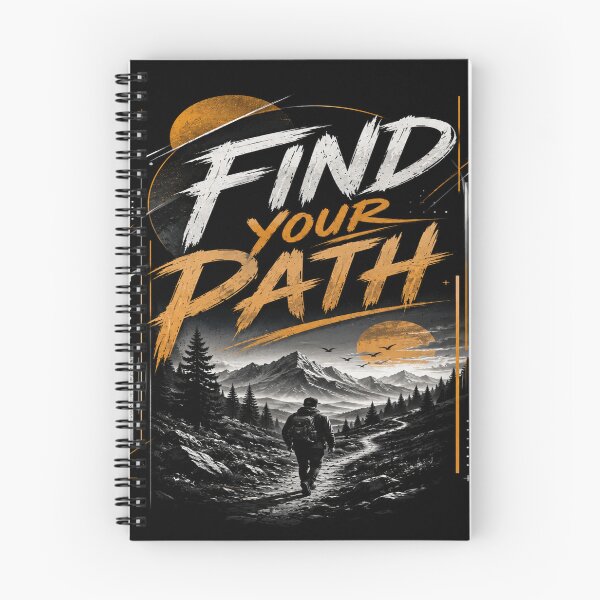Item preview, Find Your Path – Adventure Mountain Wilderness designed and sold by MayurCreative.